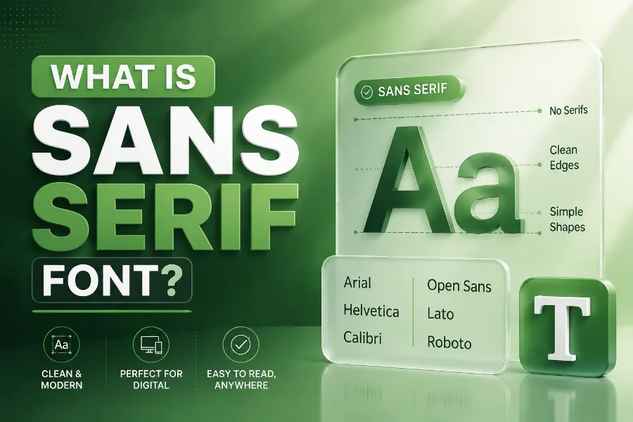 What Is Sans Serif Font? Meaning, Uses And Examples